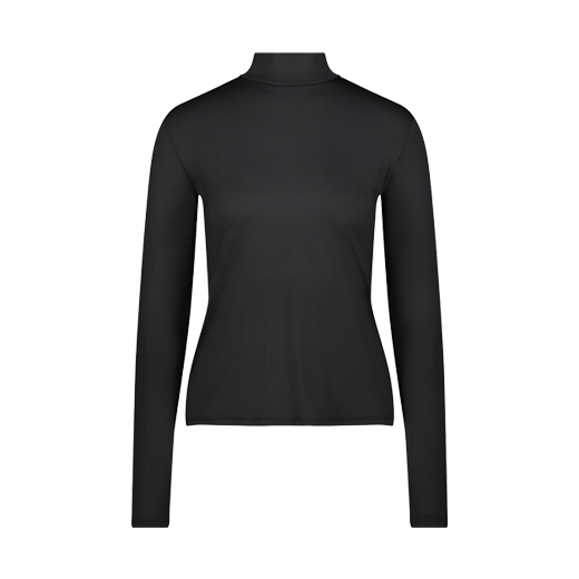 MAYSON the label BLACK TURTLENECK LONG SLEEVE TOP